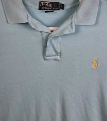 Polo Ralph Lauren Men’s Large Blue Short Sleeve Shirt - Thumbnail 2