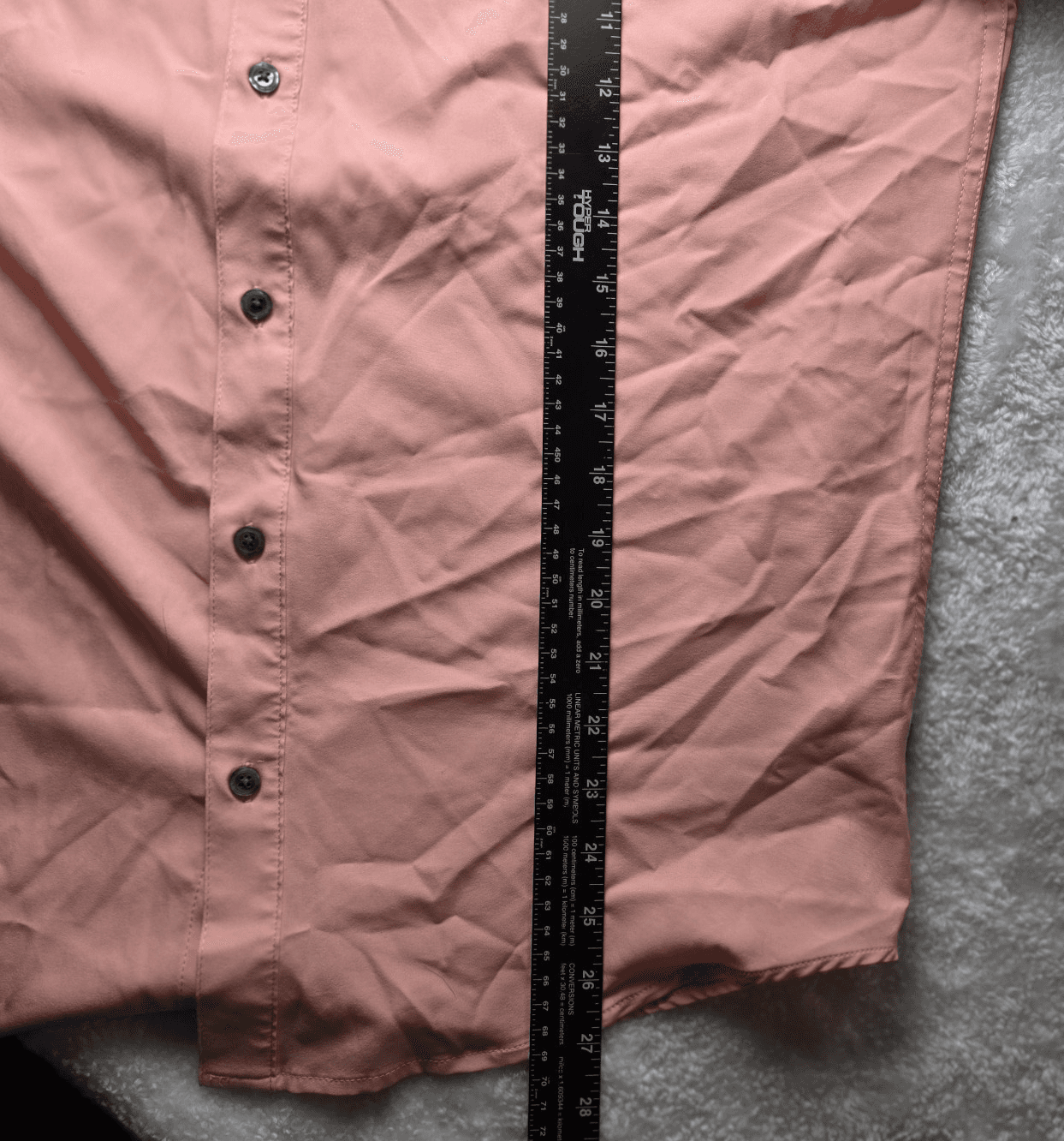 Vintage DKNY Women's Peach Medium Short Sleeve Shirt - Thumbnail 11