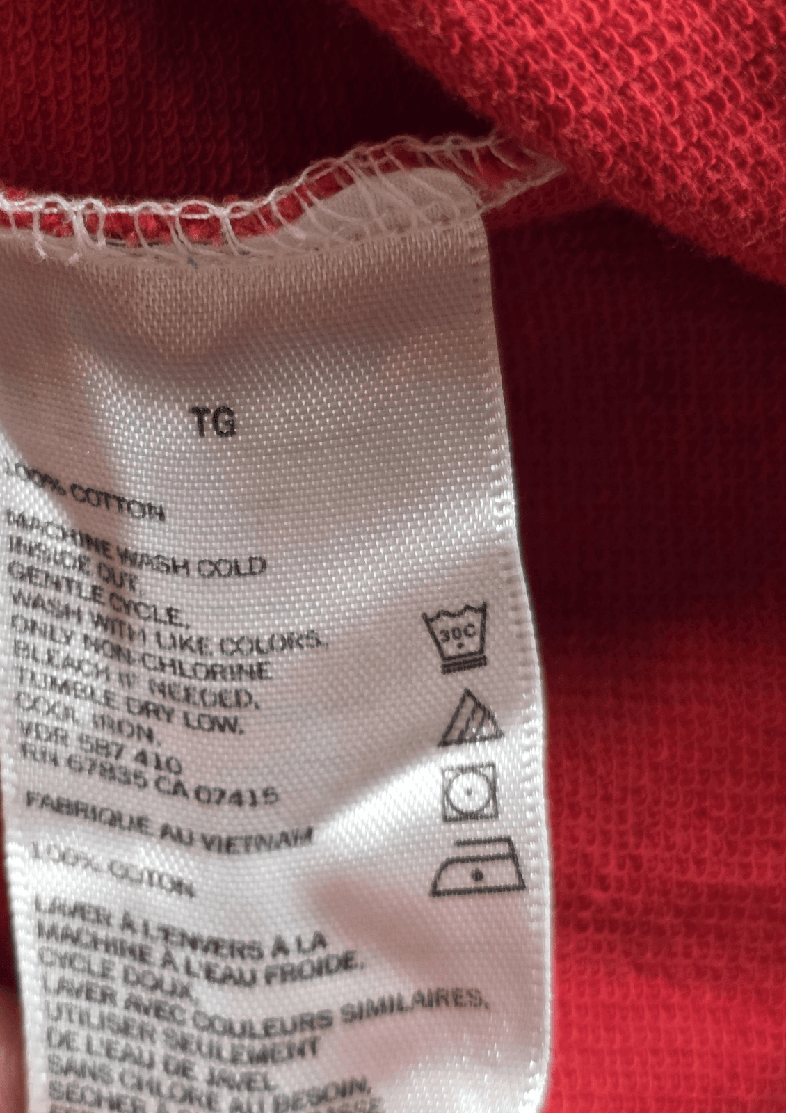 Vtg Nautica Sailing Club Men's XL Red, White & Blue Color Embroidered Polo Shirt - Thumbnail 6
