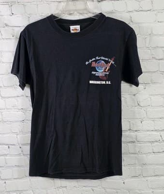 Hard Rock Cafe Small Black Eric Clapton Signature Series T-Shirt - Image 1