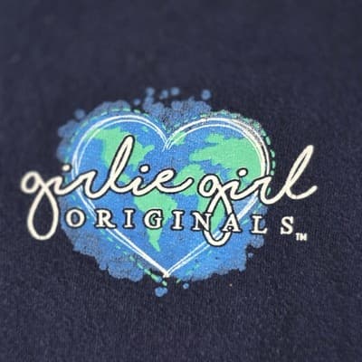 Girlie Girl XL Women's "He's Got The Whole World In Hands " S/S T-Shirt - Thumbnail 2