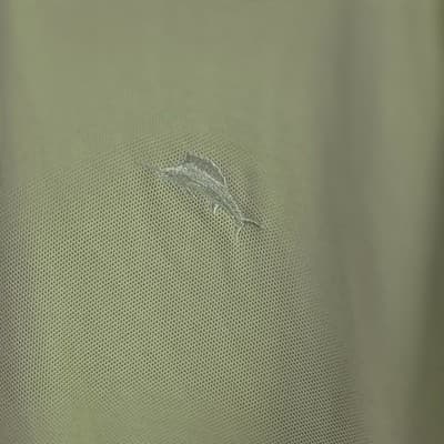 Tommy Bahama Men's Large Lime Green Short Sleeve Polo Golf Shirt - Thumbnail 4