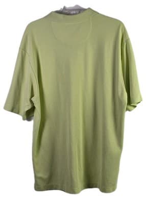 Tommy Bahama Men's Large Lime Green Short Sleeve Polo Golf Shirt - Thumbnail 9