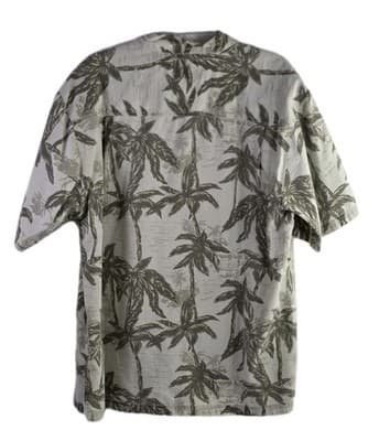 Thumbs Up Mens XL Hawaiian Floral Short Sleeve Button Down Shirt - Thumbnail 6