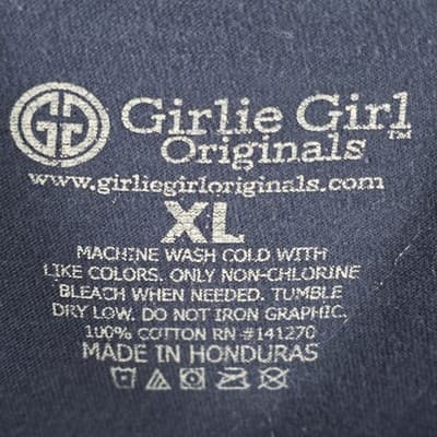 Girlie Girl XL Women's "He's Got The Whole World In Hands " S/S T-Shirt - Thumbnail 3