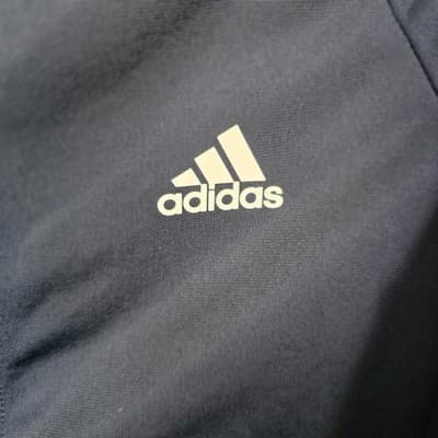 Adidas Jacket Small Blue/White Full Zip Jacket - Thumbnail 2