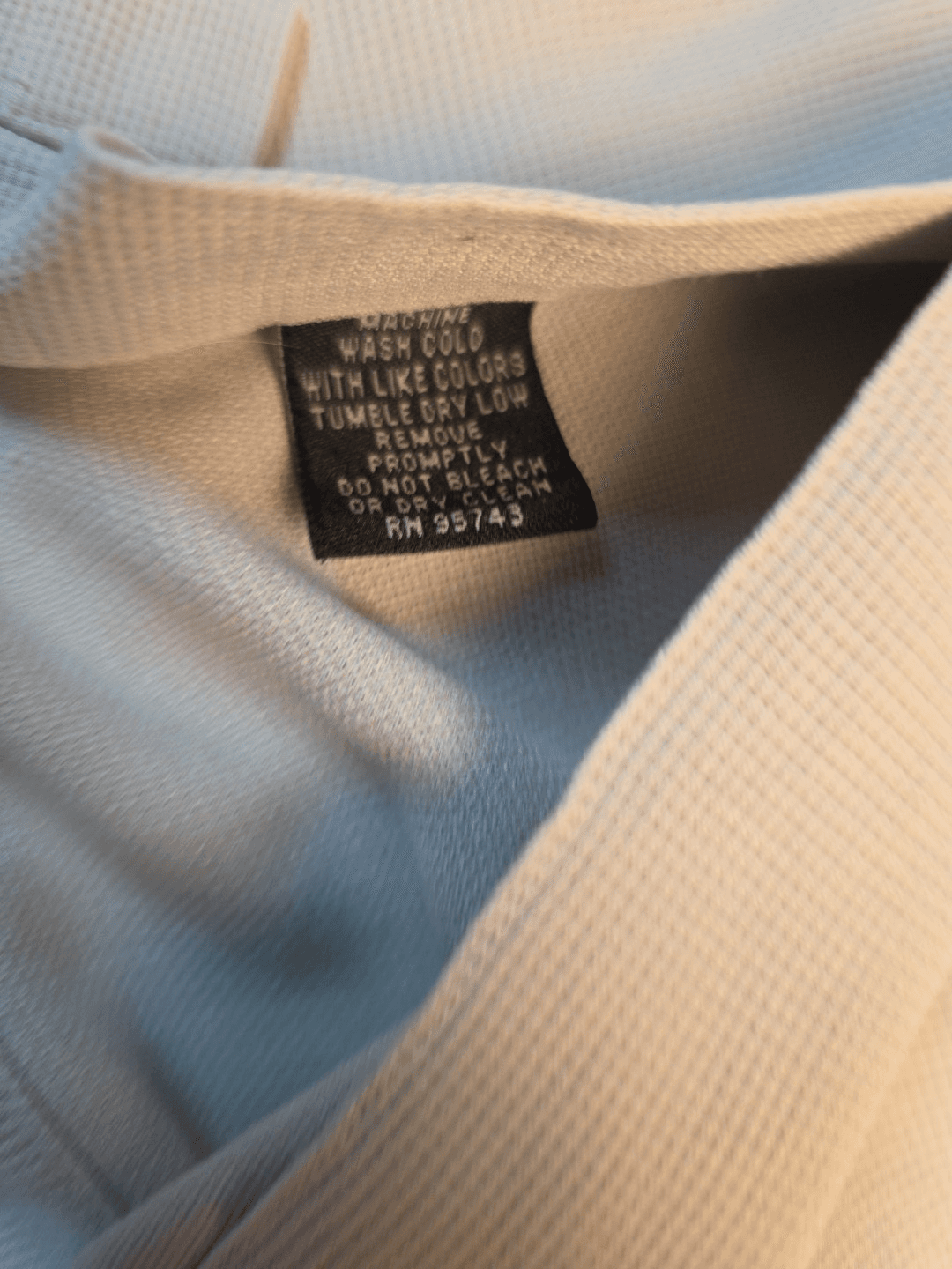 Izod Men's Large Ivory 100% Silk 3/4 Sleeve Button Down Shirt - Thumbnail 5