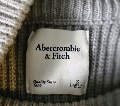 Abercrombie & Fitch Women's Small Gray Turtleneck Sweater Vest - Thumbnail 2