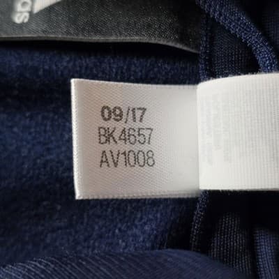 Adidas Jacket Small Blue/White Full Zip Jacket - Thumbnail 4