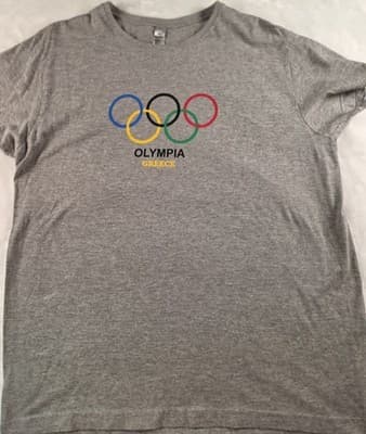 Vintage Athens Greece Olympics Gray Crew Neck Size XL - Image 1