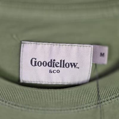 Goodfellows Men's Medium Green Knit Long Sleeve Shirt - Thumbnail 2