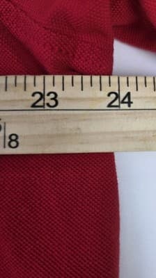 Izod Heritage Men's XL Red Short Sleeve Polo Shirt - Thumbnail 6
