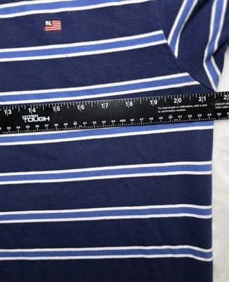 Vtg Polo Jeans Company Men's XL Blue Nautical Short Sleeve Shirt - Thumbnail 7
