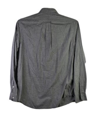 Polo Ralph Lauren Size L Custom Fit Grey Button Down Shirt - Thumbnail 6