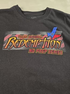 Vintage Gildan Texas Racing Cart Medium Black SHort Sleeve Shirt - Thumbnail 2