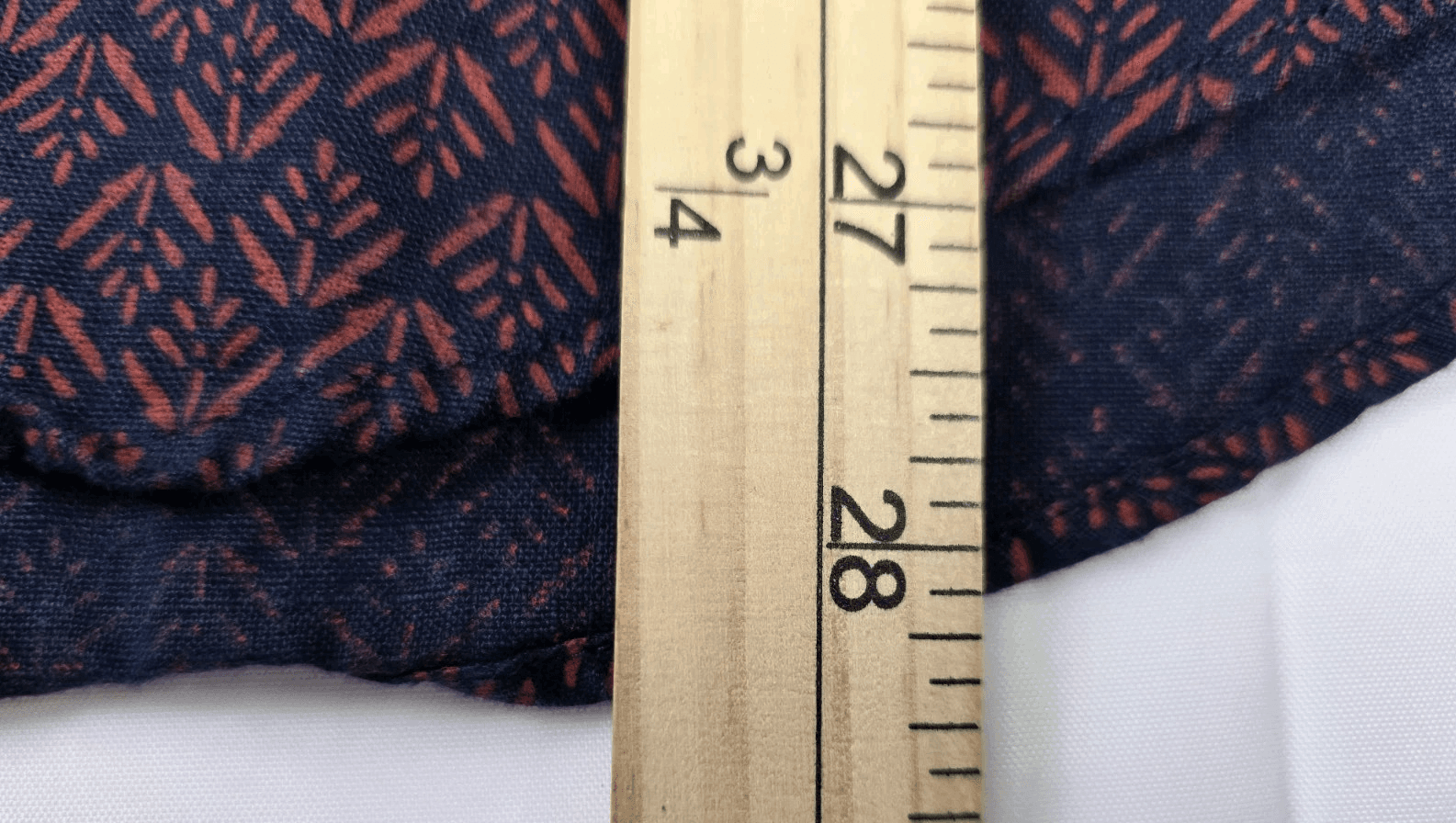 Murano Men's Medium Slim Fit 100% Linen Floral Long Sleeve Shirt - Thumbnail 7