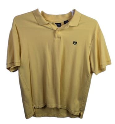 Chaps Ralph Lauren Men's XL Yellow Short Sleeve Shirt - Image 1