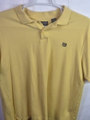 Chaps Ralph Lauren Men's XL Yellow Short Sleeve Shirt - Thumbnail 2