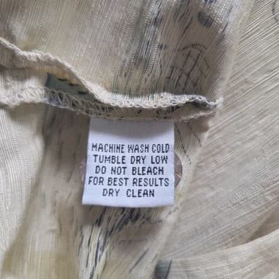 Tommy Bahama Men’s Medium Beige Hawaiian Seashore Short Sleeve Shirt - Thumbnail 4