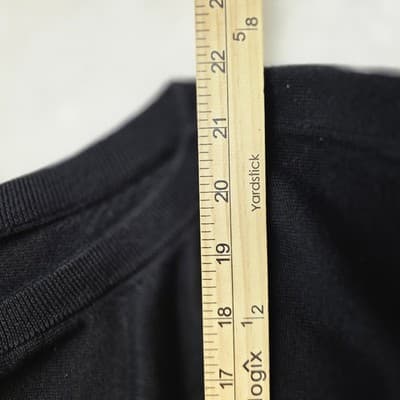 Brooks Brother Size XL Black 100% Supima Cotton Sleeveless Sweater Vest - Thumbnail 3