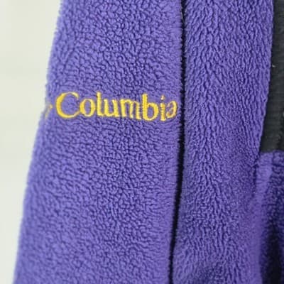 Columbia LSU Tigers Women’s Large Purple Full Zip Long Sleeve Fleece Jacket - Thumbnail 9