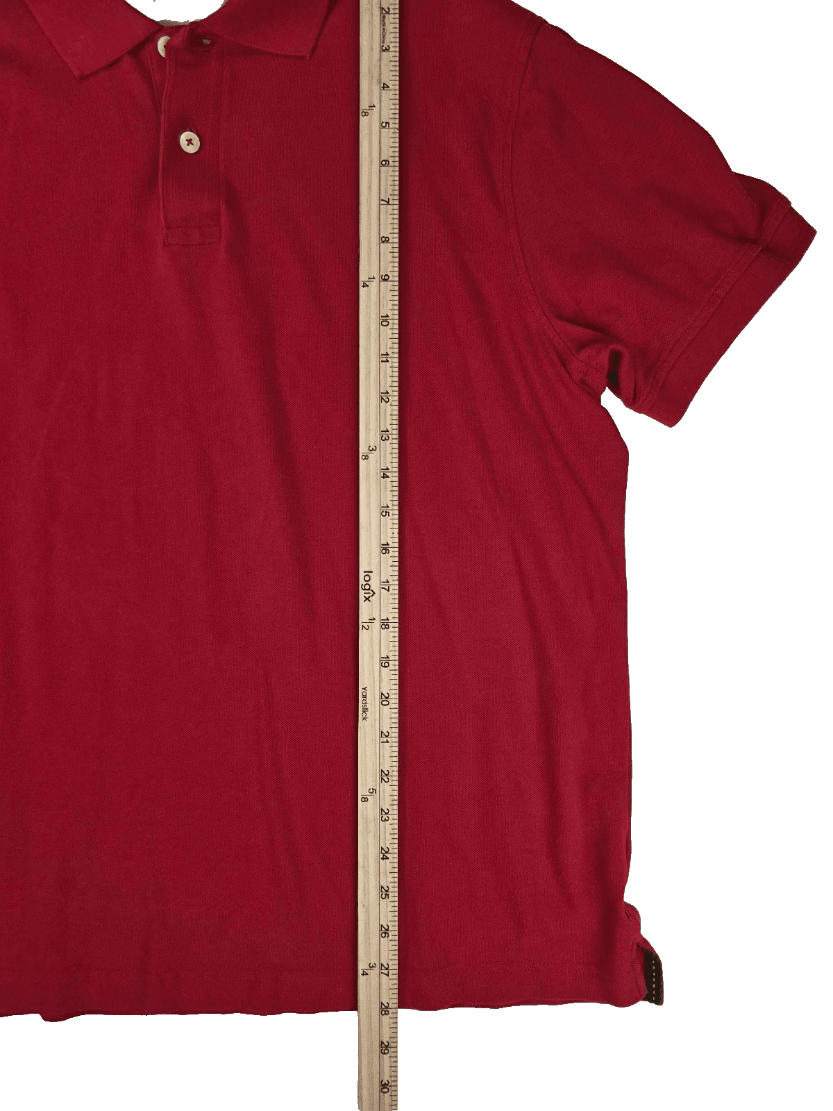Izod Heritage Men's XL Red Short Sleeve Polo Shirt - Thumbnail 8
