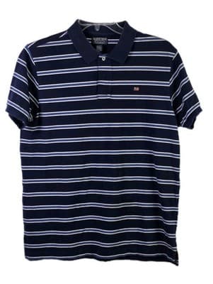 Vtg Polo Jeans Company Men's XL Blue Nautical Short Sleeve Shirt - Thumbnail 2