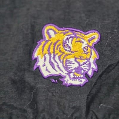 Columbia LSU Tigers Women’s Large Purple Full Zip Long Sleeve Fleece Jacket - Thumbnail 8