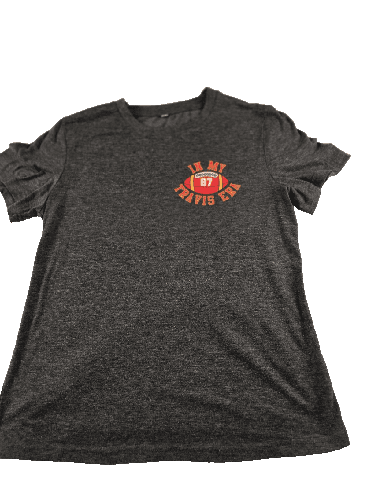 In My Travis Era Women's Small Gray Short Sleeve T-Shirt - Image 1