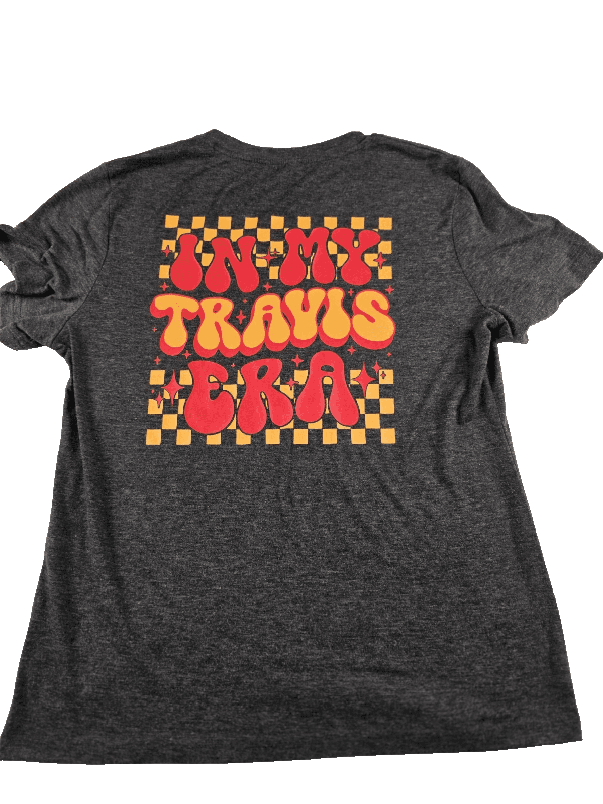 In My Travis Era Women's Small Gray Short Sleeve T-Shirt - Thumbnail 5