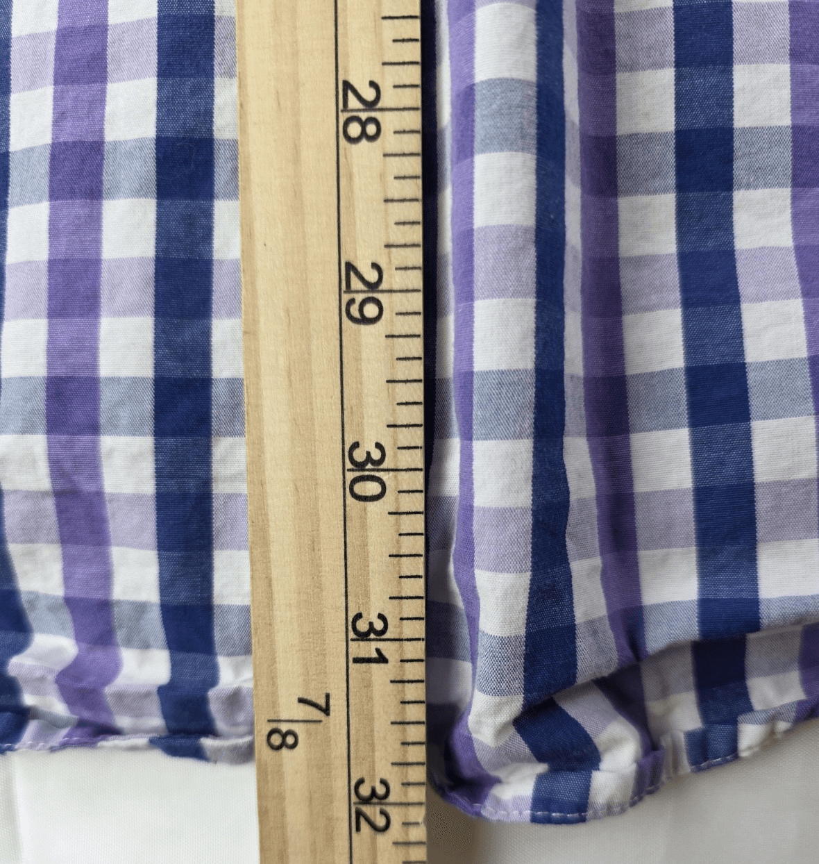 IZOD Men's XXL Purple Plaid Multicolored Long Sleeve Button Up Shirt - Thumbnail 8