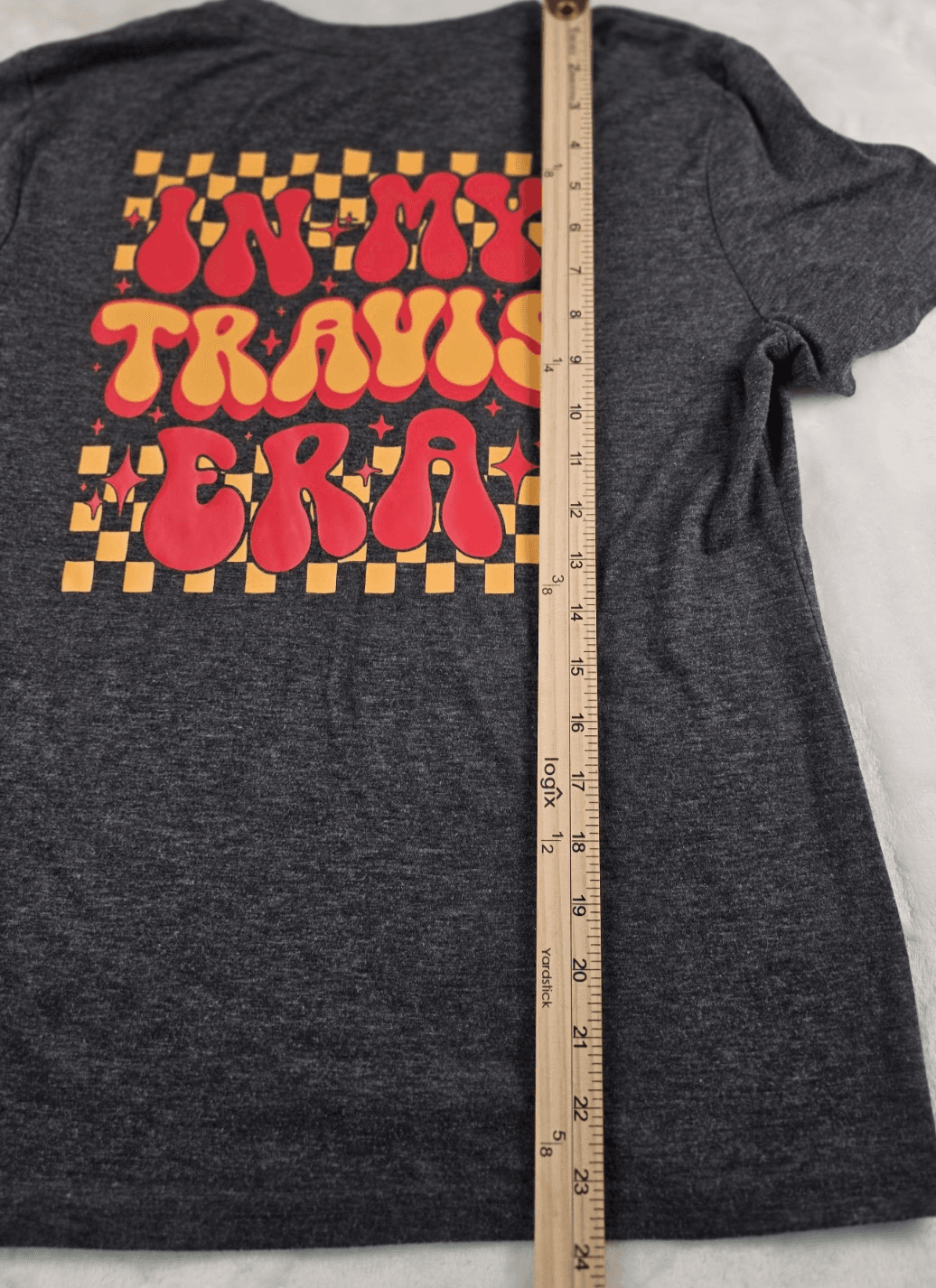 In My Travis Era Women's Small Gray Short Sleeve T-Shirt - Thumbnail 7