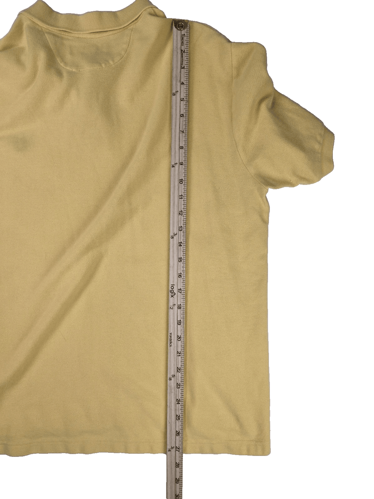Chaps Ralph Lauren Men's XL Yellow Short Sleeve Shirt - Thumbnail 9