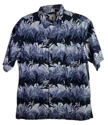 Roundtree & Yorke Men's Large Hawaiian Tropical Short Sleeve Shirt - Image 1