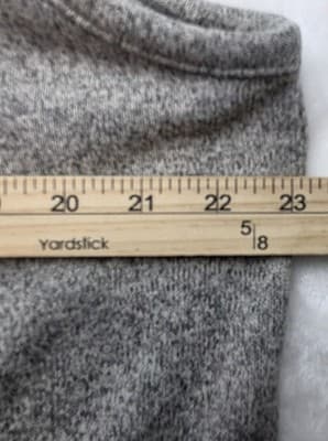 Wrangler Men's XL Gray Fleece Outdoors 1/4 Zip Sweatshirt RN #130273 - Thumbnail 4