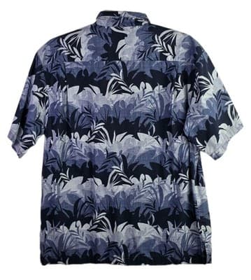 Roundtree & Yorke Men's Large Hawaiian Tropical Short Sleeve Shirt - Thumbnail 8