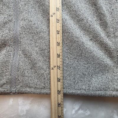 Wrangler Men's XL Gray Fleece Outdoors 1/4 Zip Sweatshirt RN #130273 - Thumbnail 6