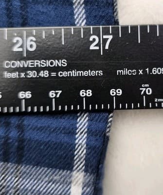 Red Head Men's XXL Blue Plaid Long Sleeve Button Up Shirt - Thumbnail 4