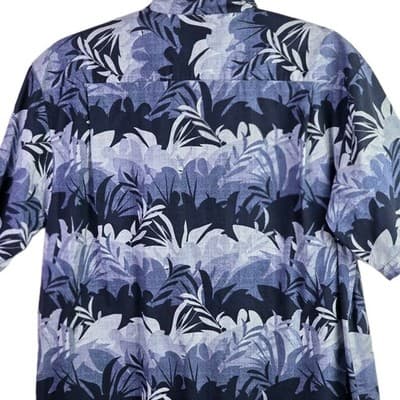Roundtree & Yorke Men's Large Hawaiian Tropical Short Sleeve Shirt - Thumbnail 9