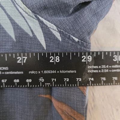 Tommy Bahama Men’s 2XB Hawaiian Tropical Short Sleeve Silk Shirt - Thumbnail 9