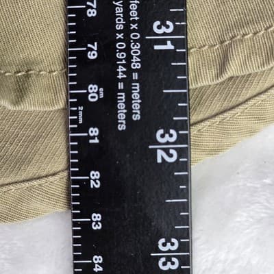 Levi's Strauss Mens Medium Tan Heavy Long Sleeve Button Up Shirt - Thumbnail 7
