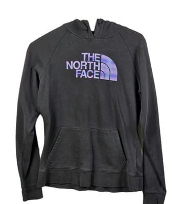 The North Face Women's Medium Black Hoodie - Image 1