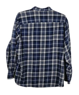 Red Head Men's XXL Blue Plaid Long Sleeve Button Up Shirt - Thumbnail 5