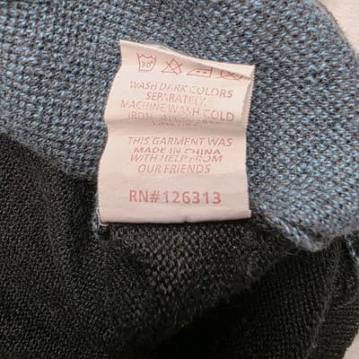 Sovereign Code Men's Large Black Multicolored Checkered Sweater - Thumbnail 5