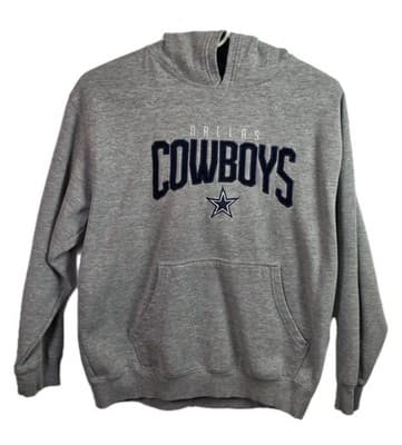 Dallas Cowboys Youth (20) Heather Gray Hoodie - Image 1