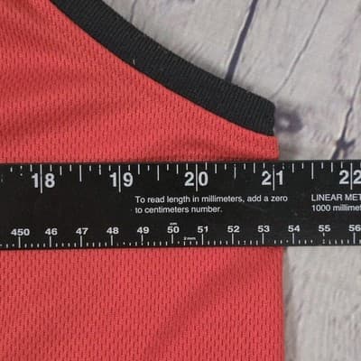 WB Men's Medium Red Looney Tunes Basketball Tank Top - Thumbnail 5