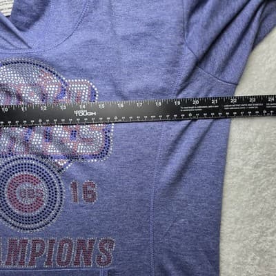 Chicago Cubs Adults Large Blue 2016 World Series Champions Hoodie - Thumbnail 4