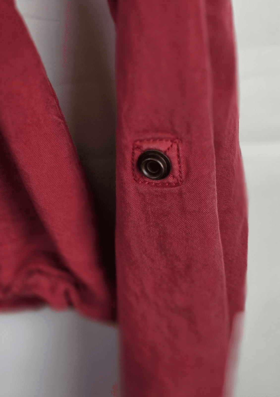 Sanctuary Women’s Medium Red Cargo Jacket With Roll Tab Sleeves - Thumbnail 3
