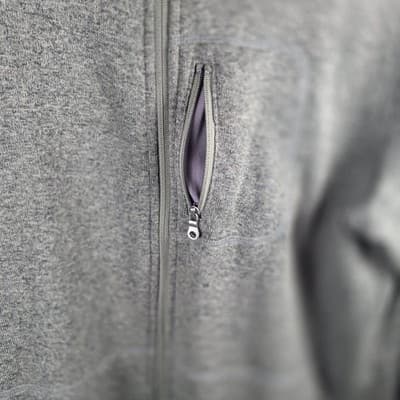 Croft & Barrow Men's Large Olive Green 1/4 Zip Long Sleeve Pullover - Thumbnail 3