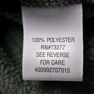 Croft & Barrow Men's Large Olive Green 1/4 Zip Long Sleeve Pullover - Thumbnail 5